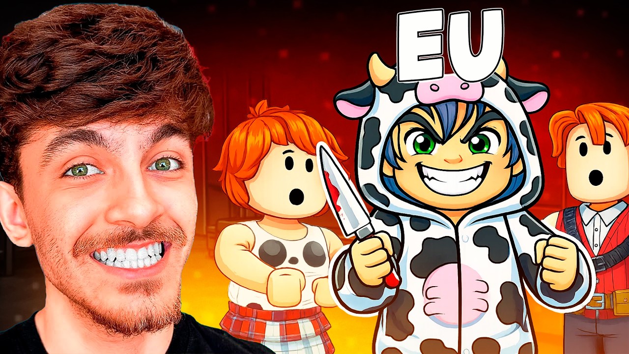 EU ERA O ASSASSINO E NINGUÉM DESCOBRIU 😱🔪 Murder Mystery Roblox