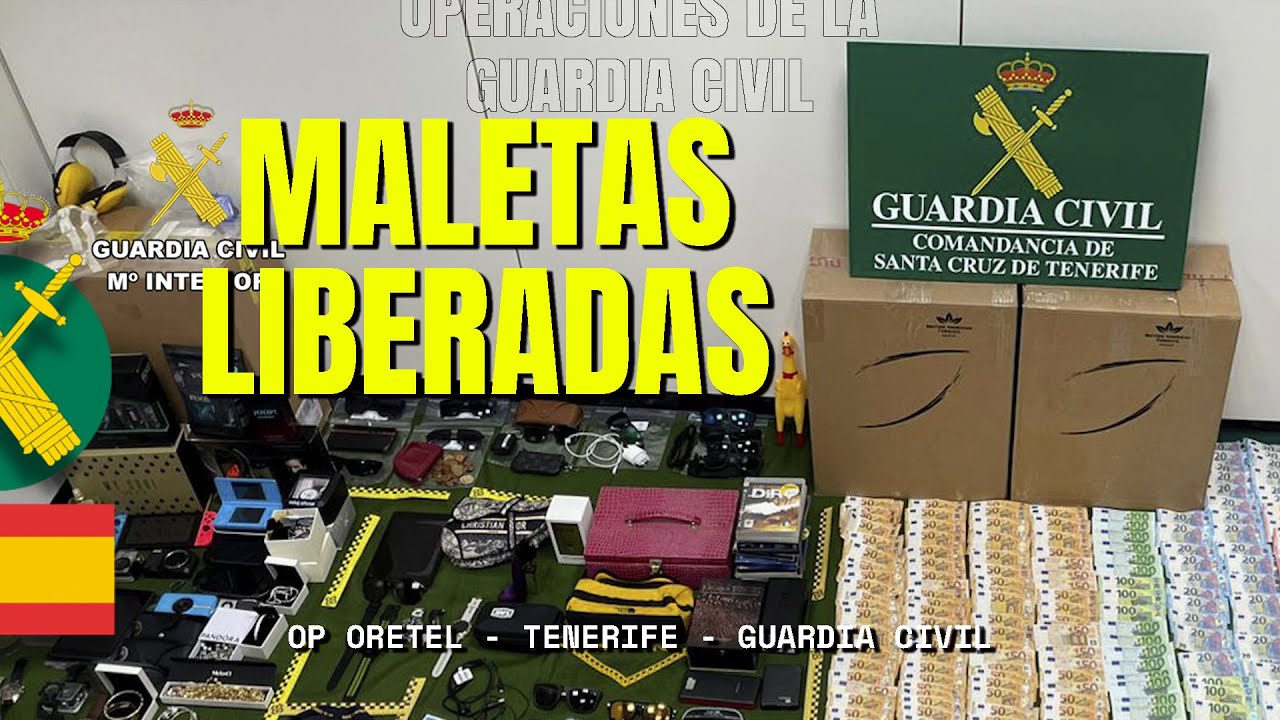 Detenidos 14 trabajadores del aeropuerto Tenerife Sur por robar en las maletas de los pasajeros