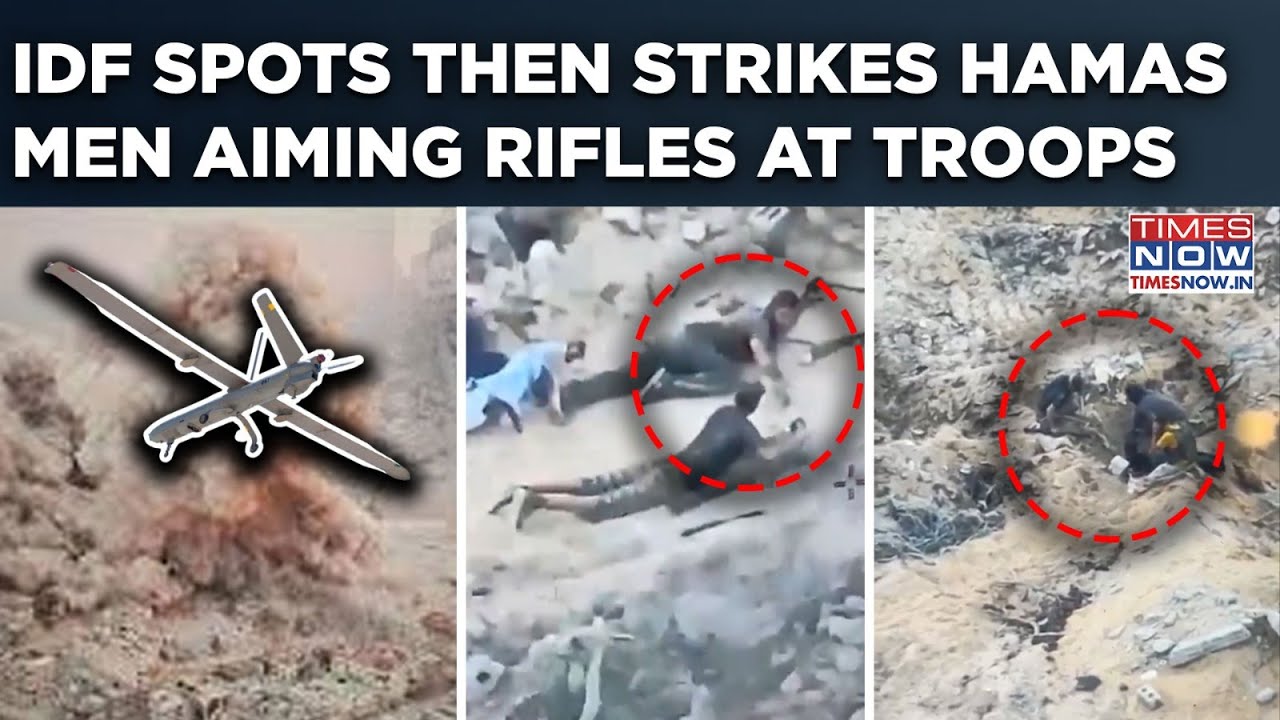 IDF Spots, Strikes Hamas Terrorists Aiming Rifles At Troops, Forces Them Back To Khan Younis Tunnel