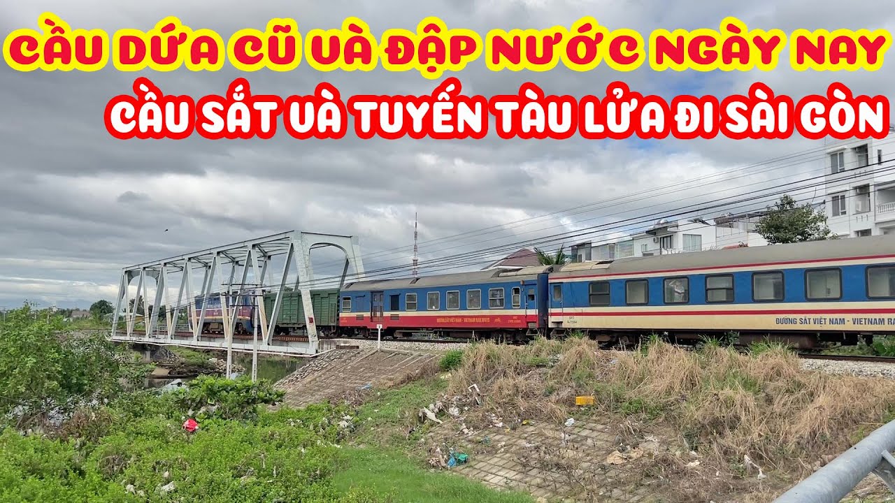 CẦU DỨA CŨ BÊN ĐẬP NƯỚC VÀ CON SÔNG QUÁN TRƯỜNG GẦN KĐT HÀ QUANG 2 NGÀY NAY