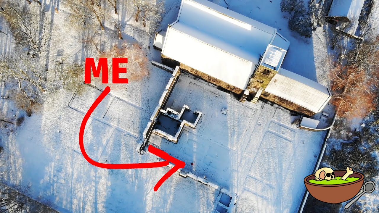 Why Archaeologists Love Snow & Aerial Photography! | Saint Paul's Jarrow