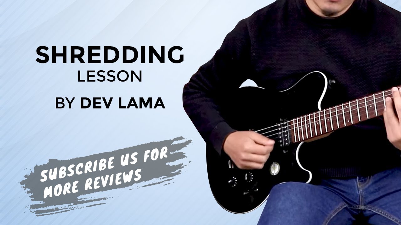Shredding Lesson By Dev Lama | Guitar Lesson | Guitar Shop Nepal