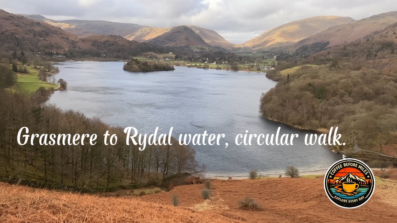 Grasmere to Rydal water, circular route walk. A sudden drop in temperature! #adventure 🥾 🥶