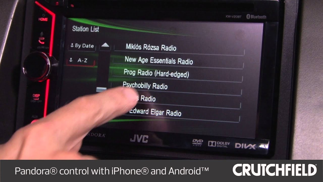 JVC KW-V20BT Display and Controls Demo | Crutchfield Video