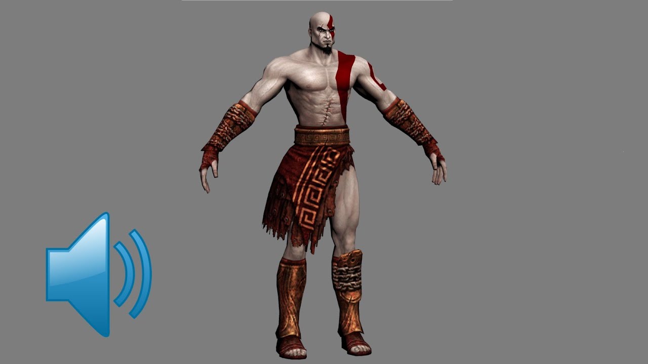 Kratos screams - Sounds roar effect