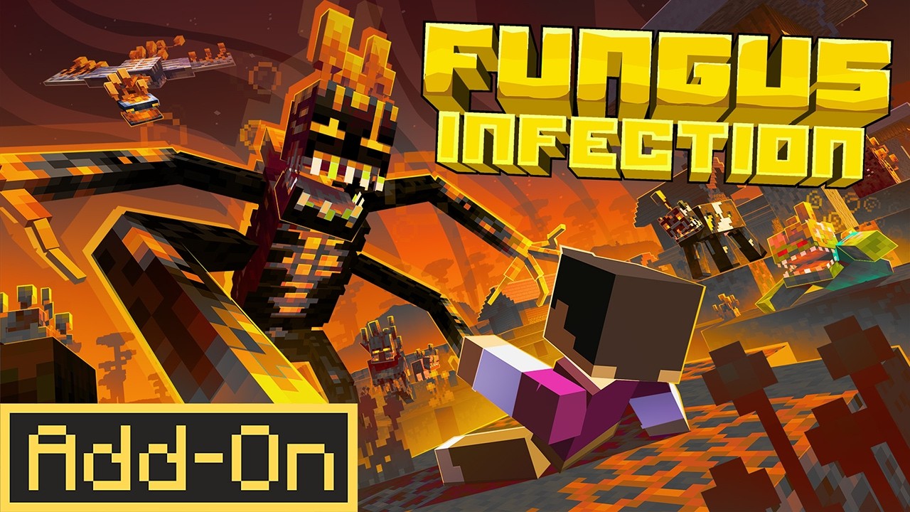 This Fungus Infection Turns Minecraft Into a Nightmare (Bedrock Addon)
