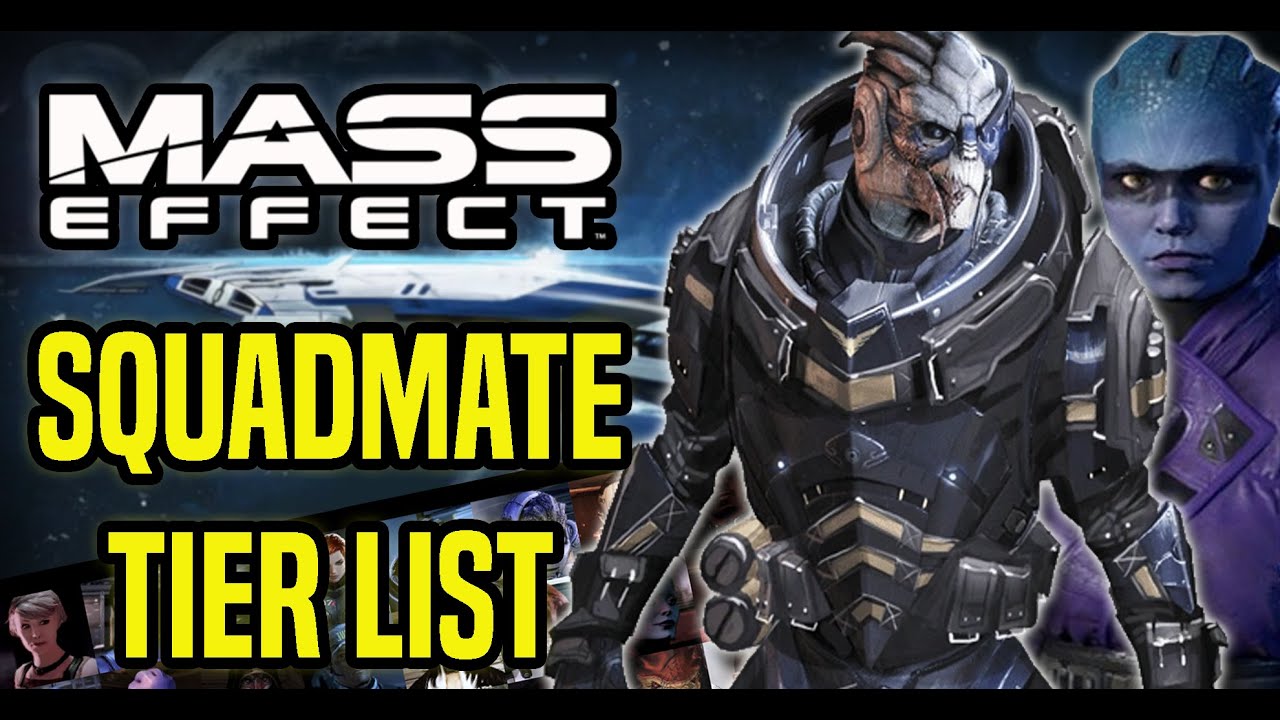Ranking EVERY Mass Effect Squadmate | Mass Effect TIER LIST