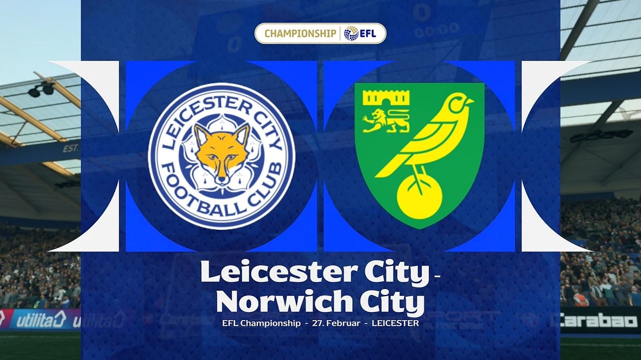 EA Sports FC 26 | Leicester vs Norwich - Sky Bet Championship EFL | Gameplay PS5