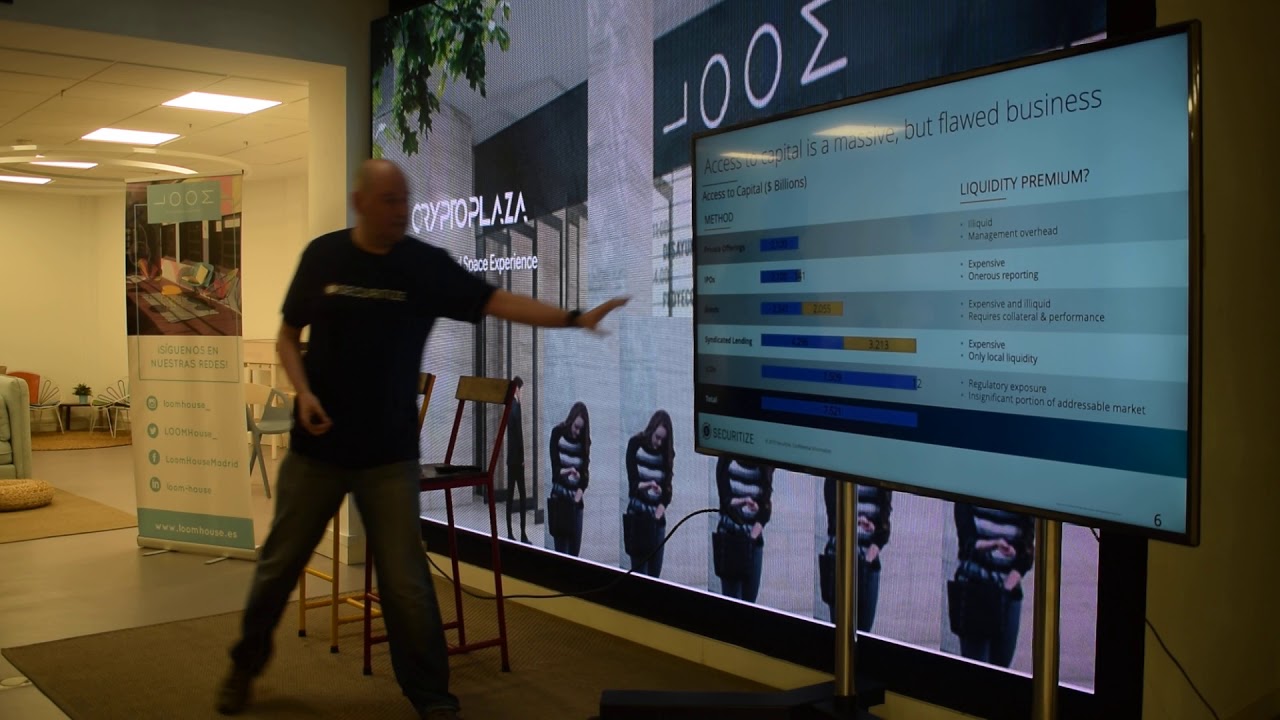 (1/3) &iquest;C&oacute;mo funciona SECURITIZE? Jorge Serna VP -  18.09.2019 Meetup CryptoPlaza