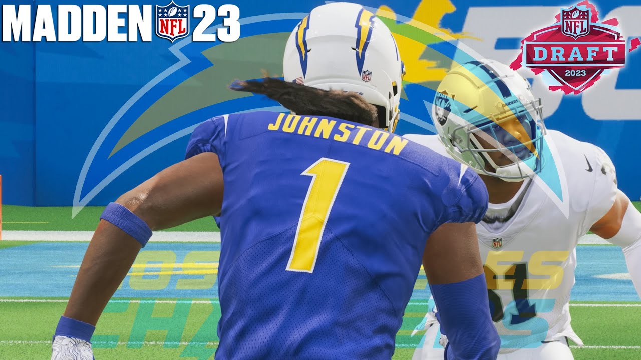 Quentin Johnston LA Chargers (Madden 24 UPDATED Rosters) Madden 23 PS5 Gameplay