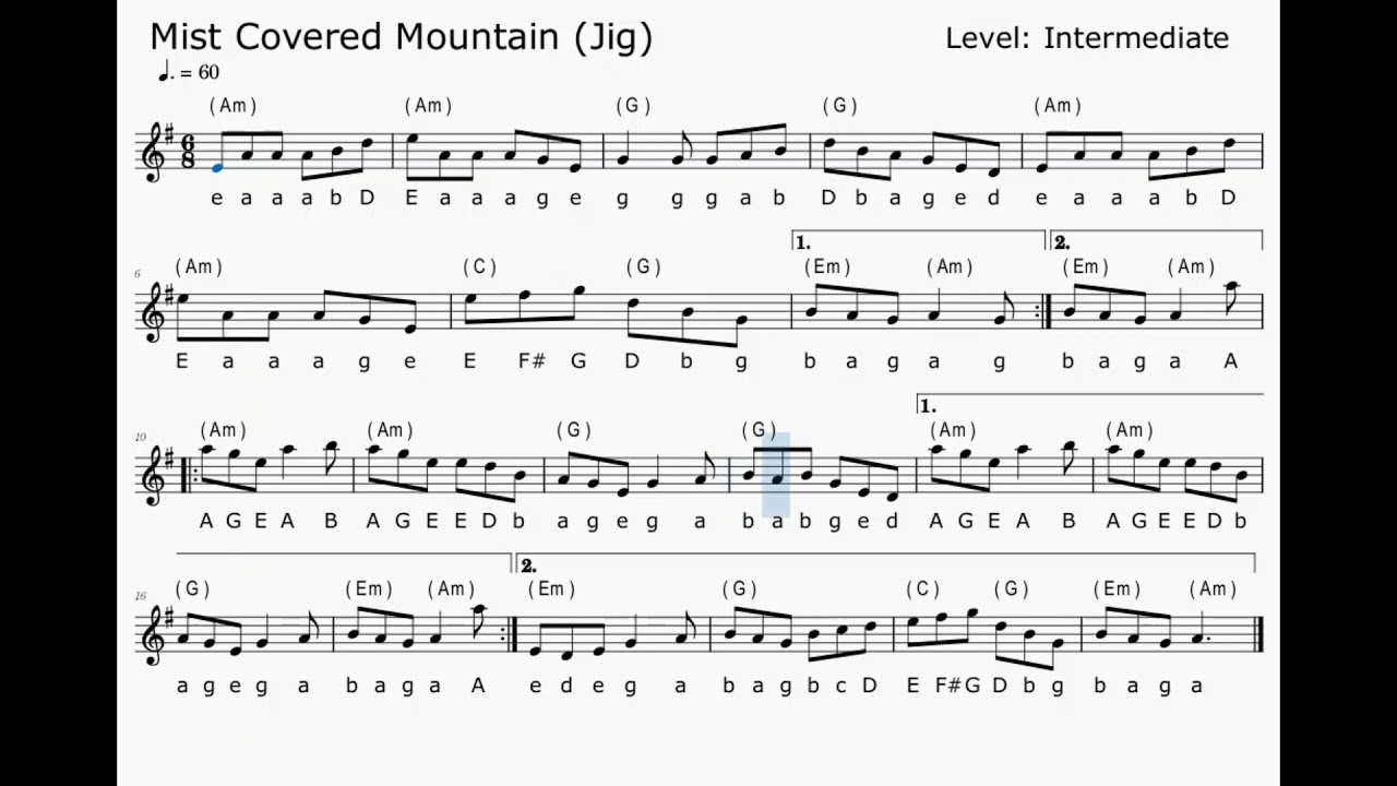 Mist Covered Mountain (Jig)
