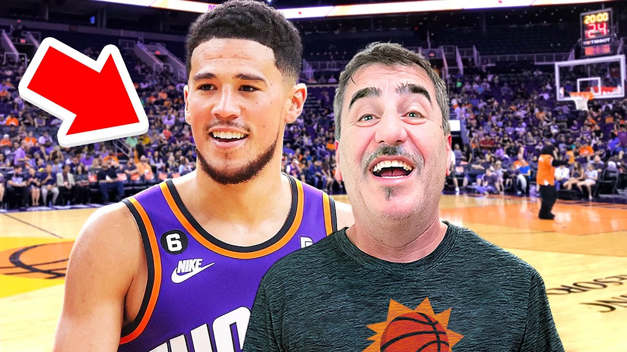 I Surprised My Dad With Devin Booker!! **Suns vs Clippers game**