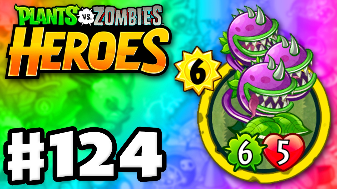 Three-Headed Chomper! - Plants vs. Zombies: Heroes - Gameplay Walkthrough Part 124 (iOS, Android)