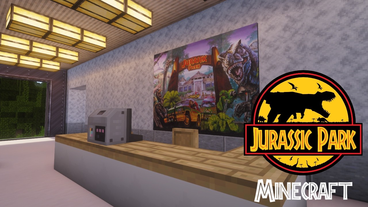 Работа над служебным комплексом — Парк Юрского периода в Minecraft — Эпизод 8