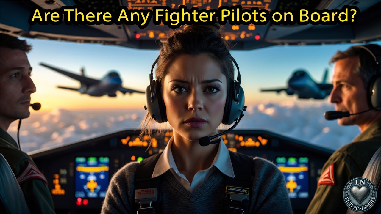 "She's Sleeping Peacefully — Then the Captain Begs: 'Are There Any Fighter Pilots on Board?'"