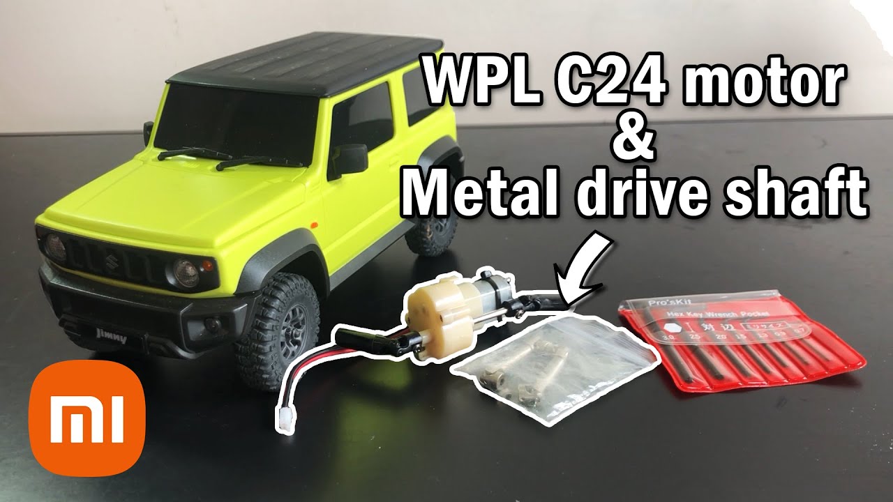 XIAOMI Suzuki Jimny | How to install 180 motor + metal drive shaft?