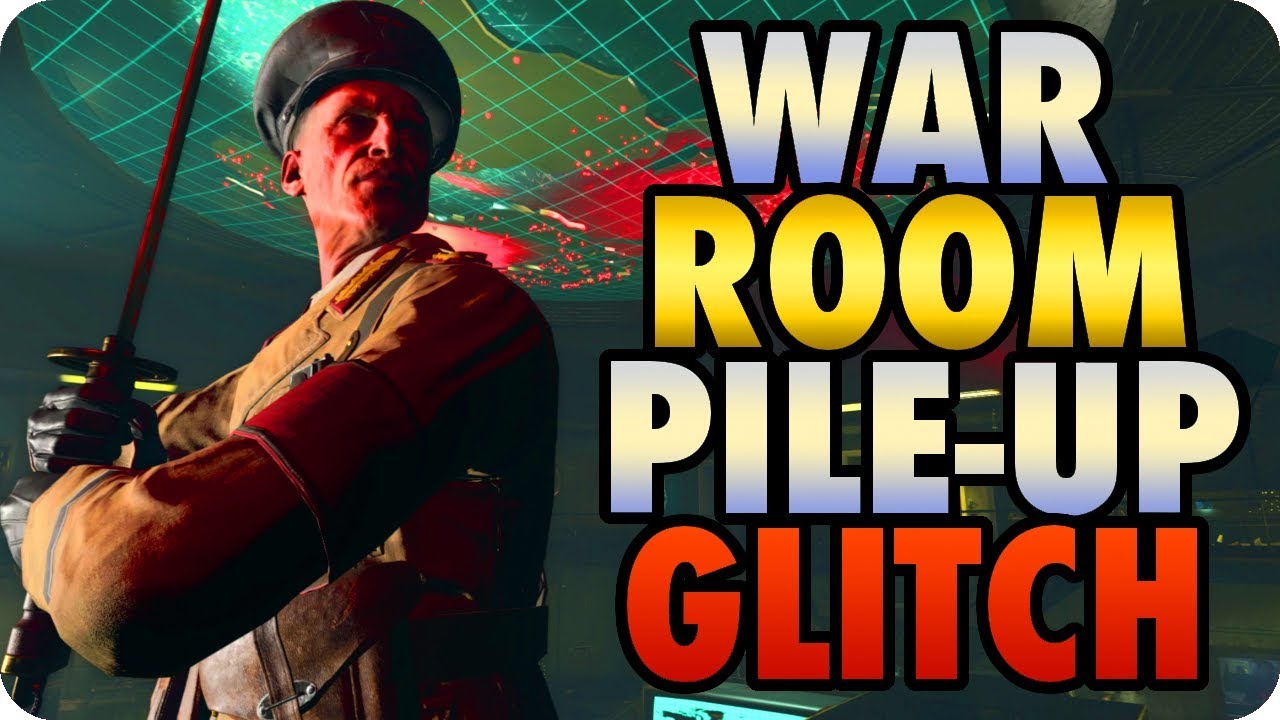 BO4 Zombie Glitches: Insane Zombie Pile-Up War Room Classified - Black Ops 4 Zombie Glitches