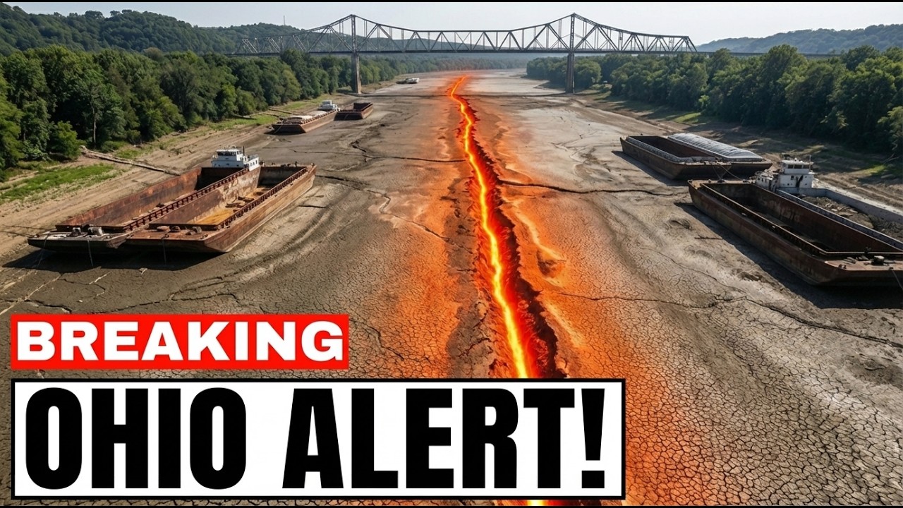 Ohio River DROPS 95% in 24 Hours — 5 Million IN DANGER Of Water Supply