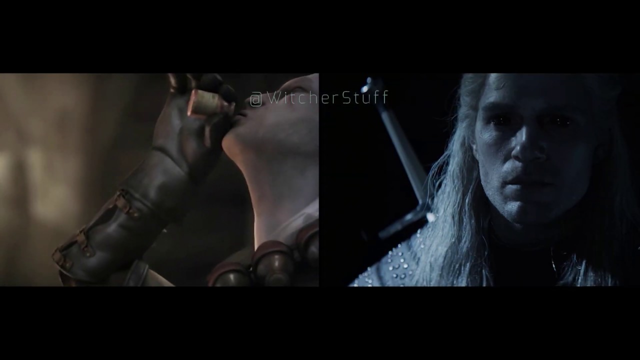 Geralt vs Striga game and series comparison