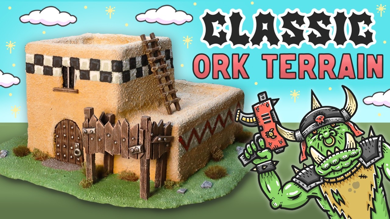 Making CLASSIC 40K ORK Terrain!