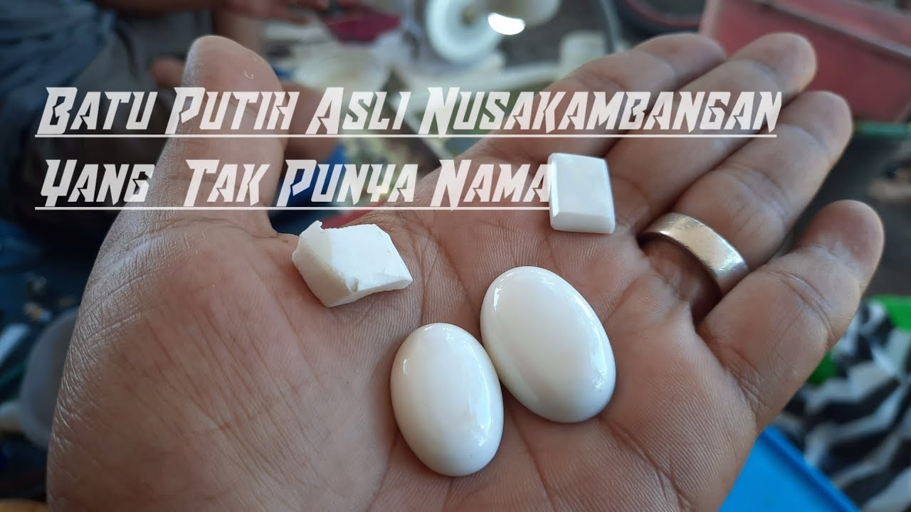 Batu putih nusakambangan baru  muncul & Langka | Batu Akik Asli