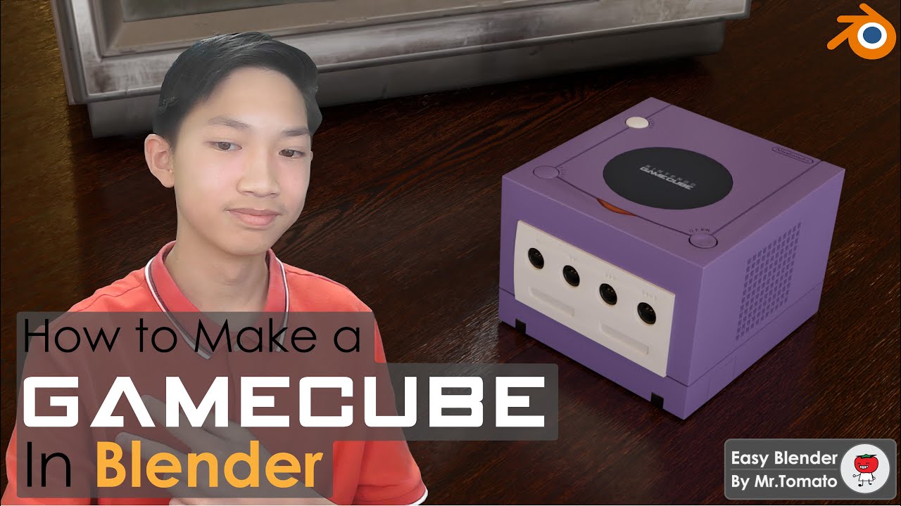 How to Make a GameCube In Blender