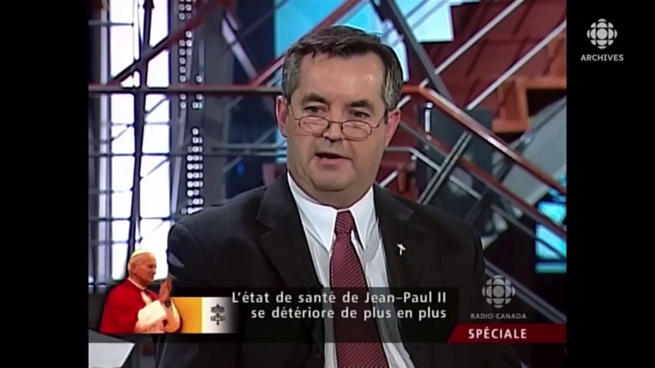 Annonce du décès de Jean-Paul II