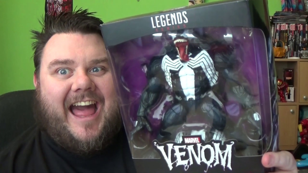 Marvel Legends Deluxe Venom (Eddie Brock) Monster Venom Comic Variant Hasbro Action Figure Review