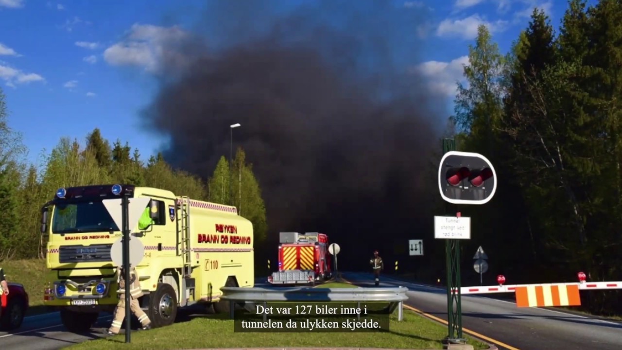 Vogntogbrann i Oslofjordtunnelen 5. mai 2017 (og 23. juni 2011)