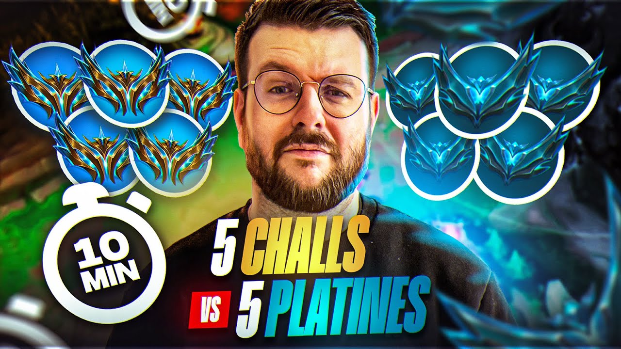 5 CHALLENGERS VS 5 PLATINES : LES CHALLENGERS NE RENTRENT QU'&Agrave; 10 MINUTES ! CHOQUANT !