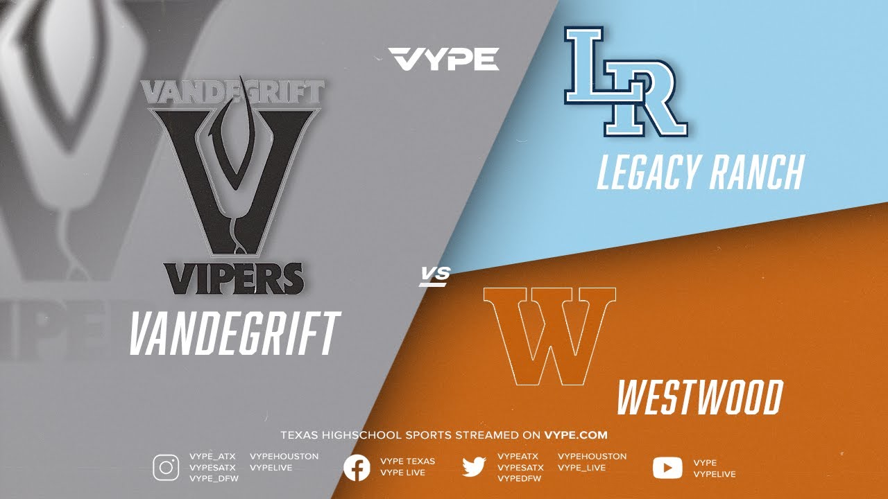 4PM | 6PM - Football, Fr. Silver/Black: Vandegrift vs. Legacy Ranch/Westwood