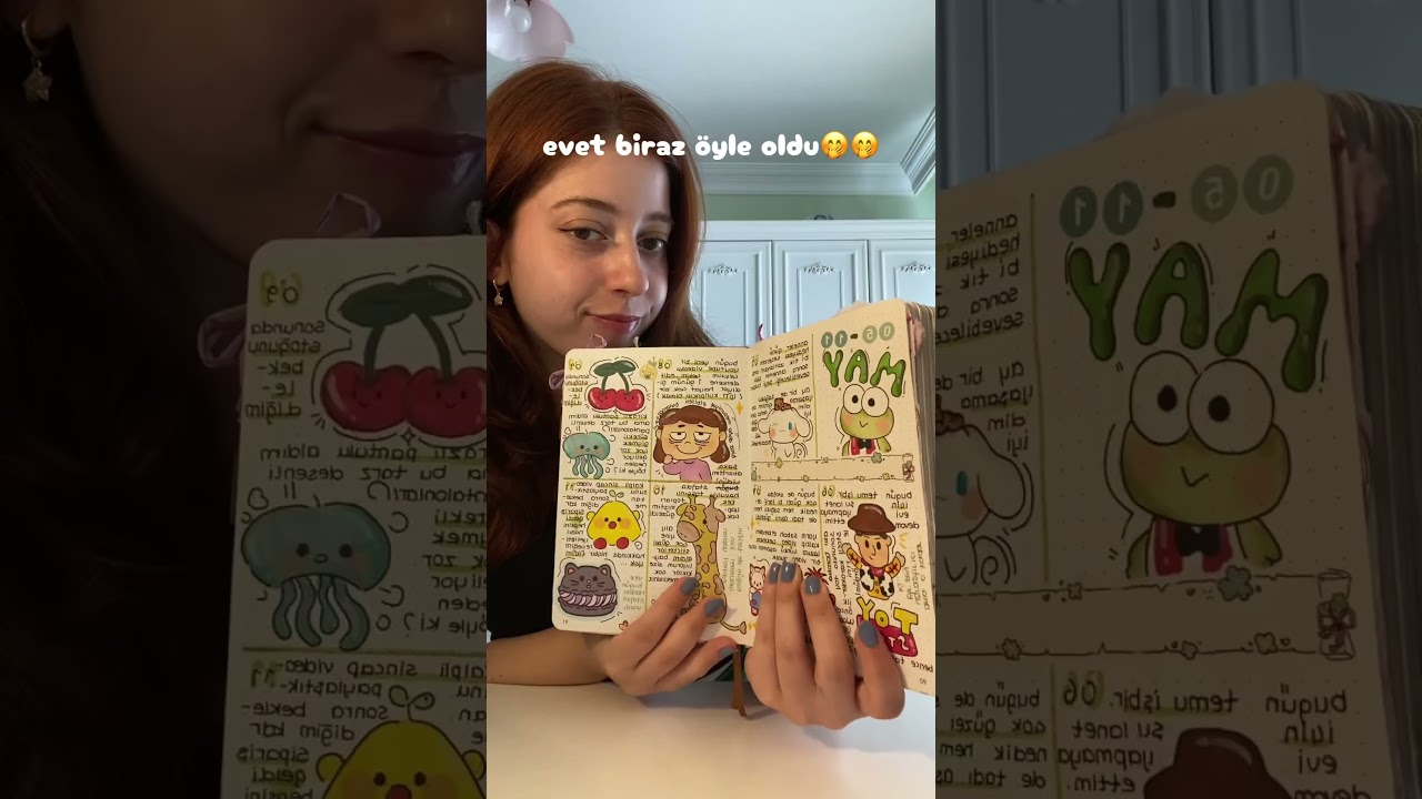 insanlara g&uuml;nl&uuml;k tuttuğumu s&ouml;yledim 🤭 #journal #ajanda #bulletjournal