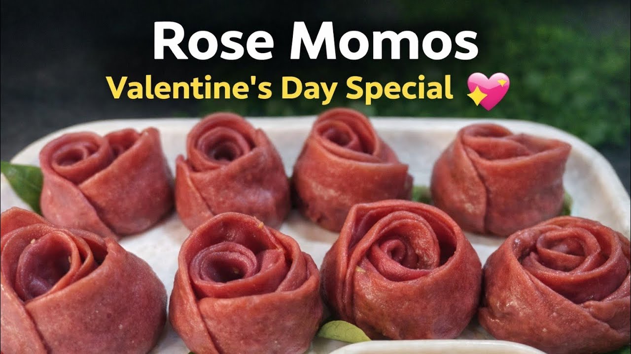 Cute, tasty & full of love  Rose Atta Momos Special #RoseAttaMomos 🌹#ValentineSpecial 