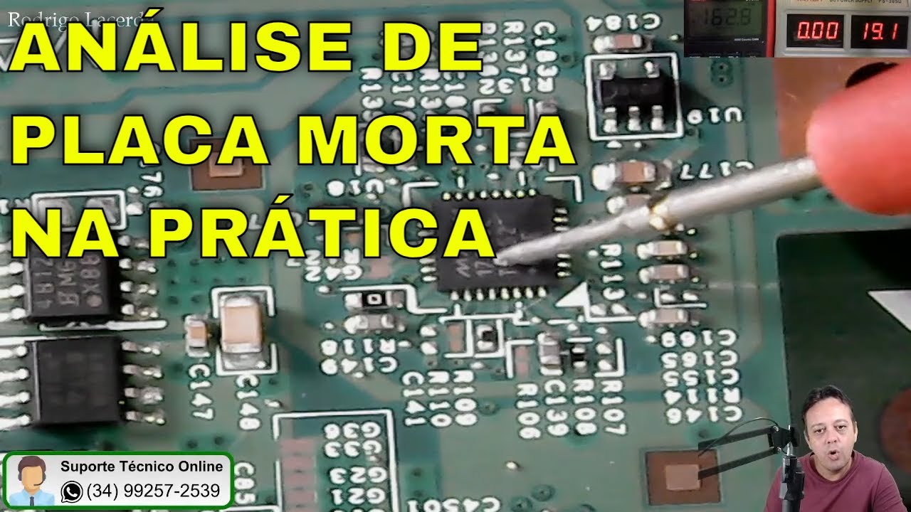 Sem esquemas! Os pontos cruciais para analisar uma placa mãe de notebook que não liga. (Placa morta)