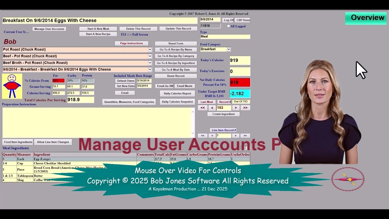 CookBookPlus Web App 12 Manage User Accounts Page 2025 12 26 BA