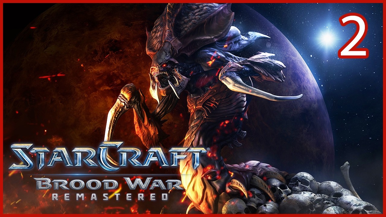 Starcraft Brood War Remastered Zerg Misión 2 Reinado de fuego | Gameplay - No Commentary