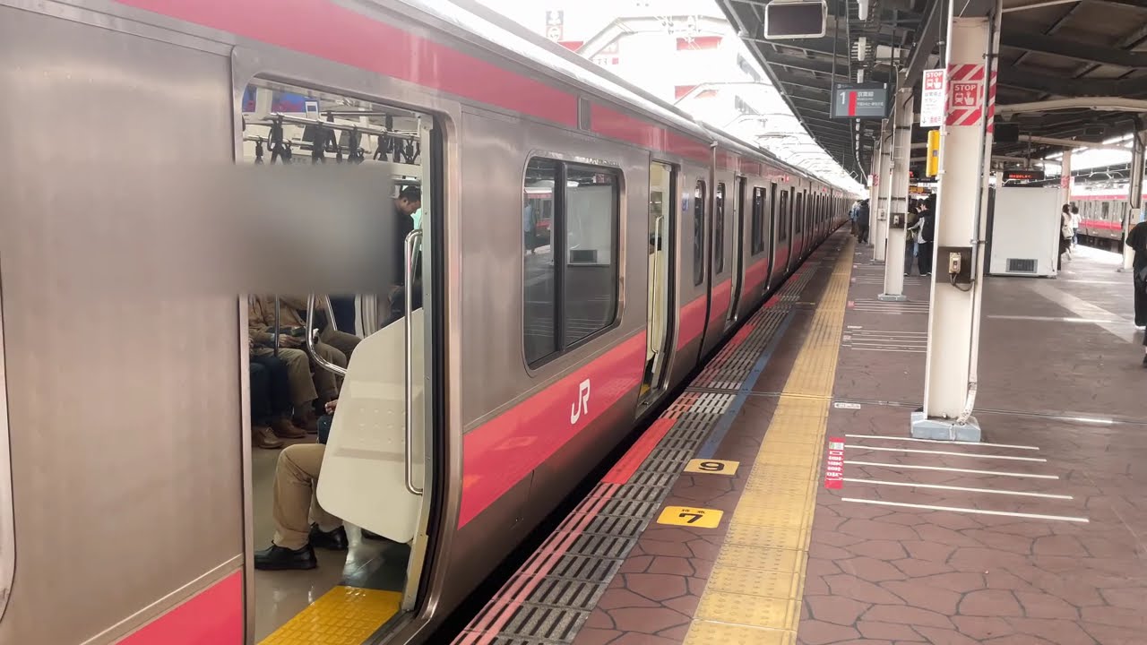 【被りまくりの2凸】海浜幕張駅1・3番線　発車メロディー&様子