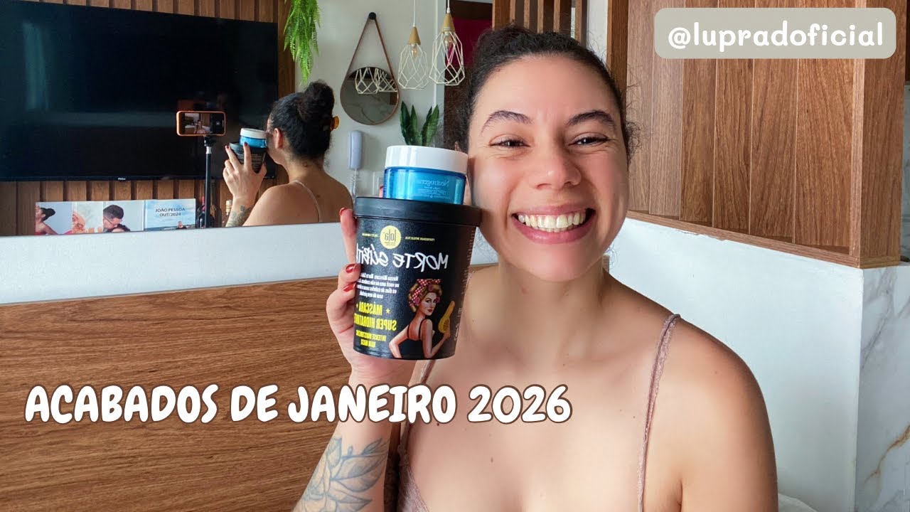 Produtos acabados de JANEIRO hydro boost morte súbita e contando como foi o mês l Lu Prado