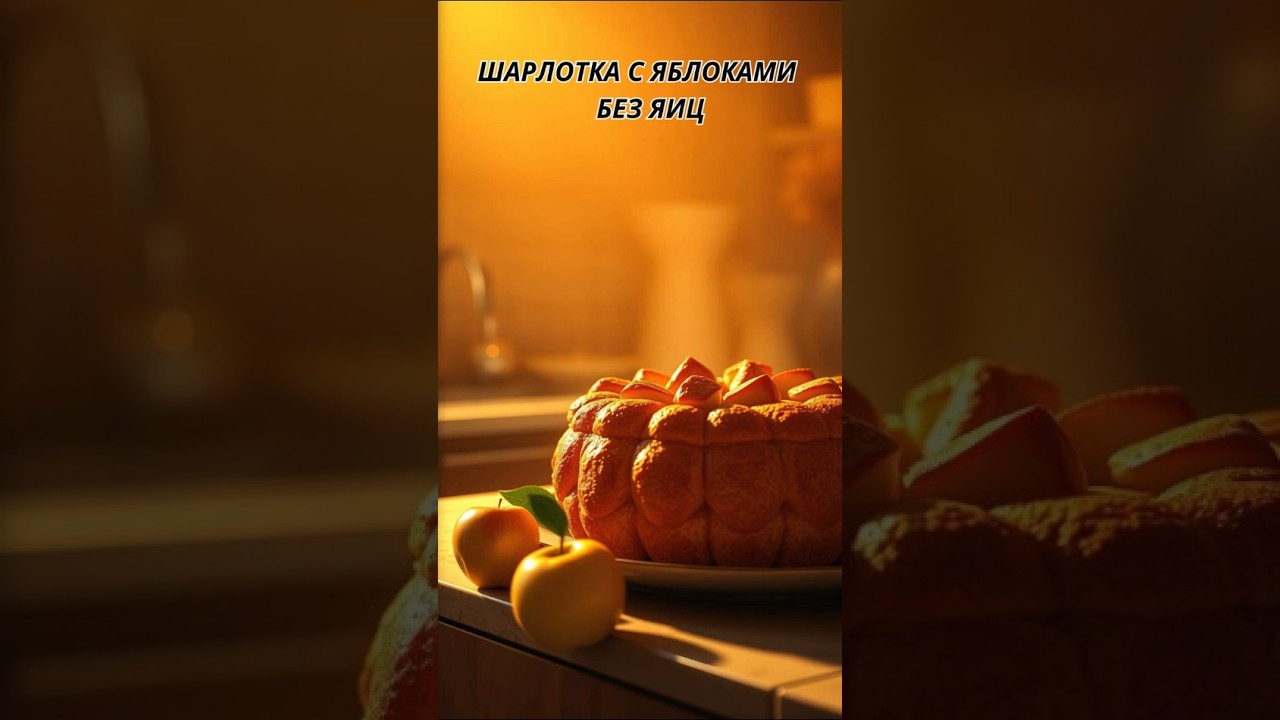 🍰 Шарлотка с яблоками без яиц, рецепт. 🍹 ПРОСТО И ВКУСНО!  