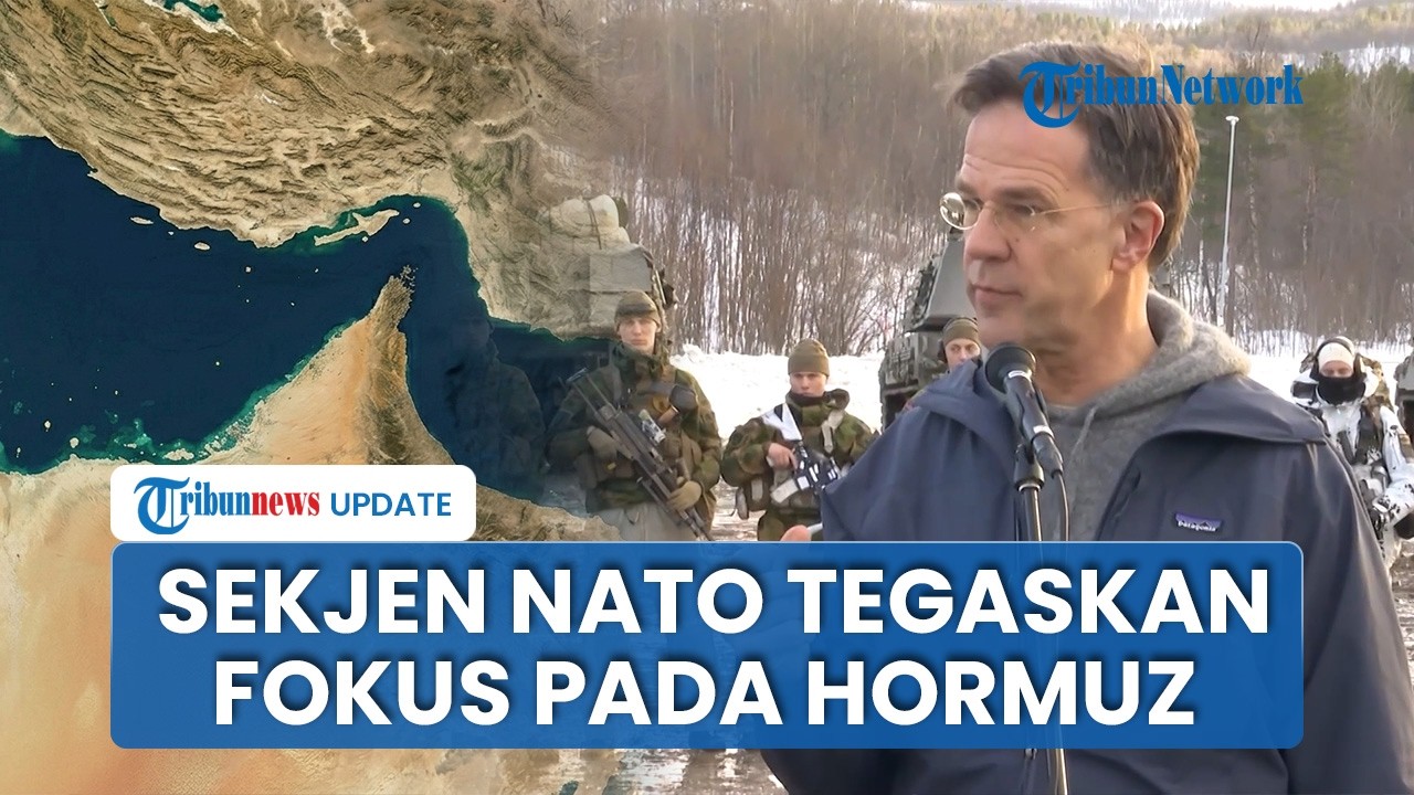 Sekjen NATO Mark Rutte Tanggapi Isu Selat Hormuz dan Iran, Hindari Komentar atas Kekecewaan Trump