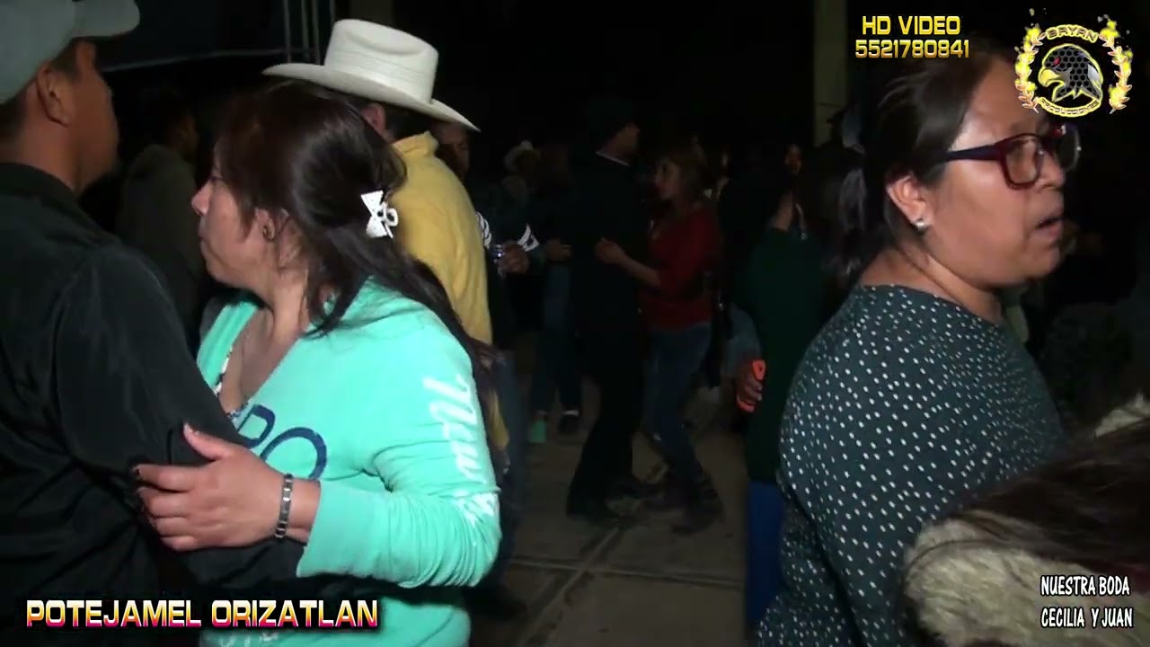 HALCON HUASTECO tema CHIQUILLA NO TE AGAS DEL ROGAR en  gandiosa boda de CECILIA Y JUAN EN POTEJAMEL