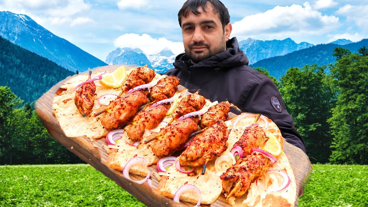 Сельская кухня на открытом воздухе | Легендарный рецепт курицы с айвой и фундуком | Сельская жизнь