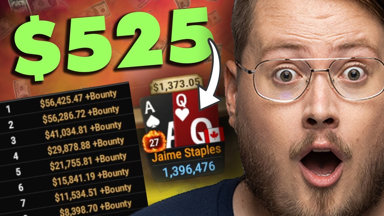 $1MIL GTD BOUNTY POKER TOURNAMENT | PokerStaples Stream Highlights