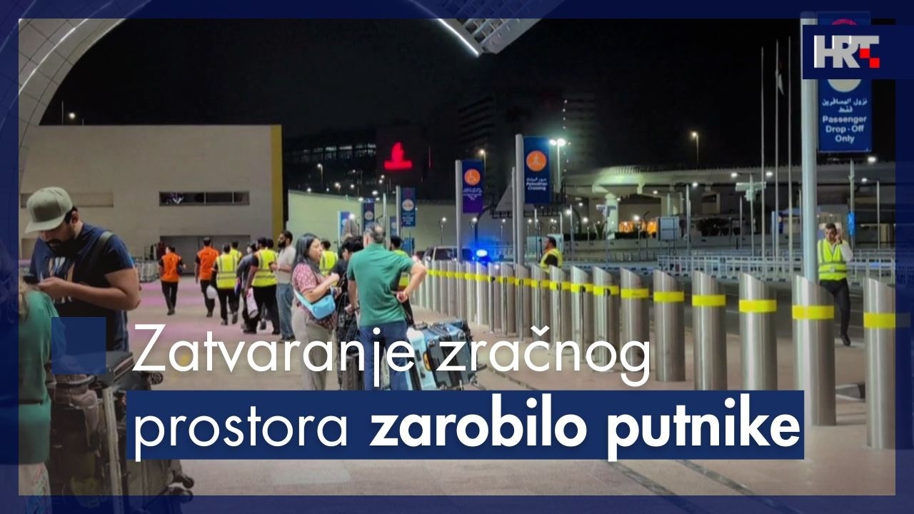 Zatvaranje zračnog prostora zarobilo putnike