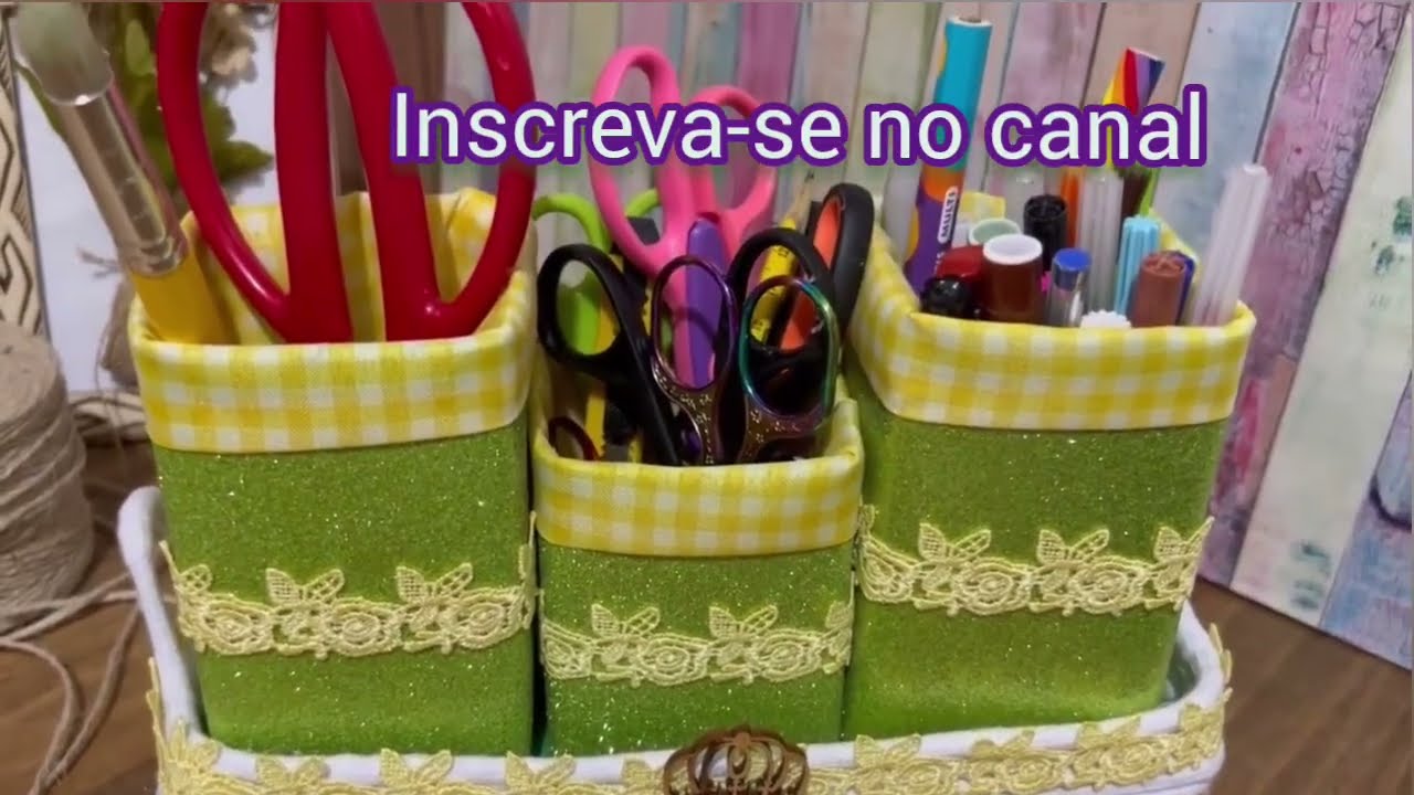 Decoração criativa com caixas de leite