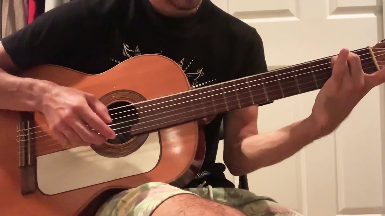 1950's Vicente Tatay No. 13 Classical Guitar Sound Test (Recorded with Iphone 7)