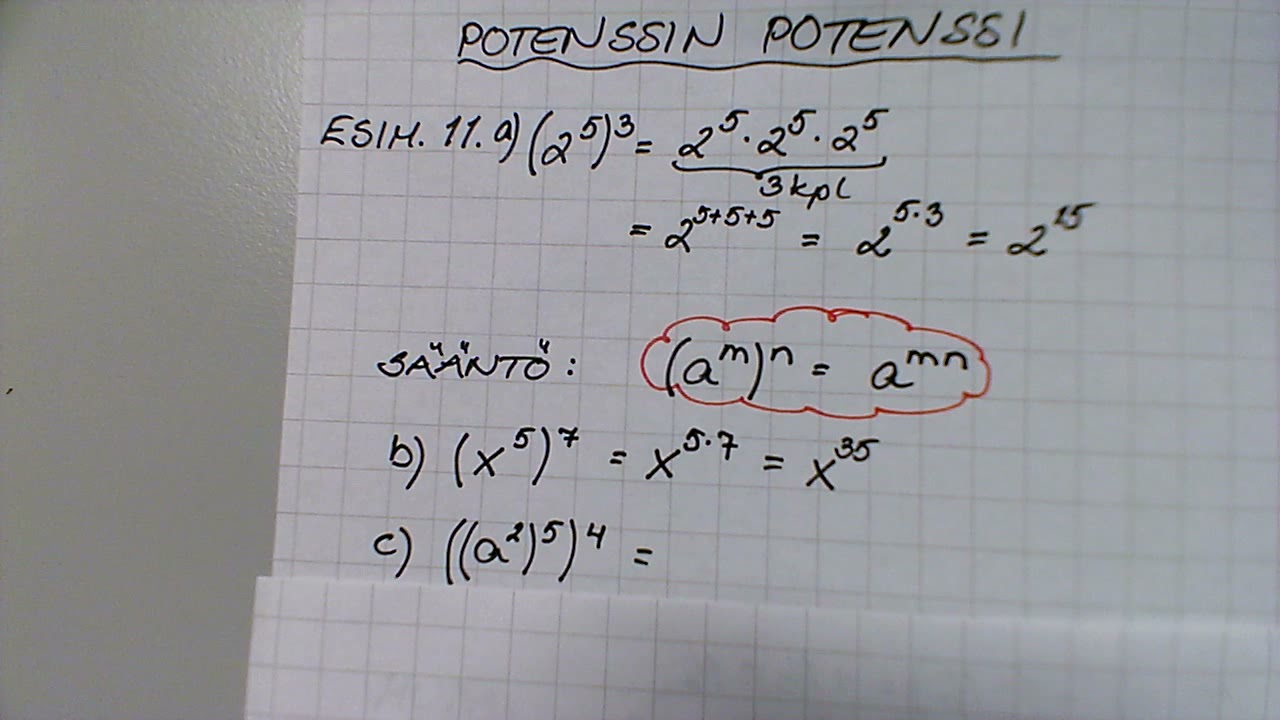 8lk potenssin potenssi