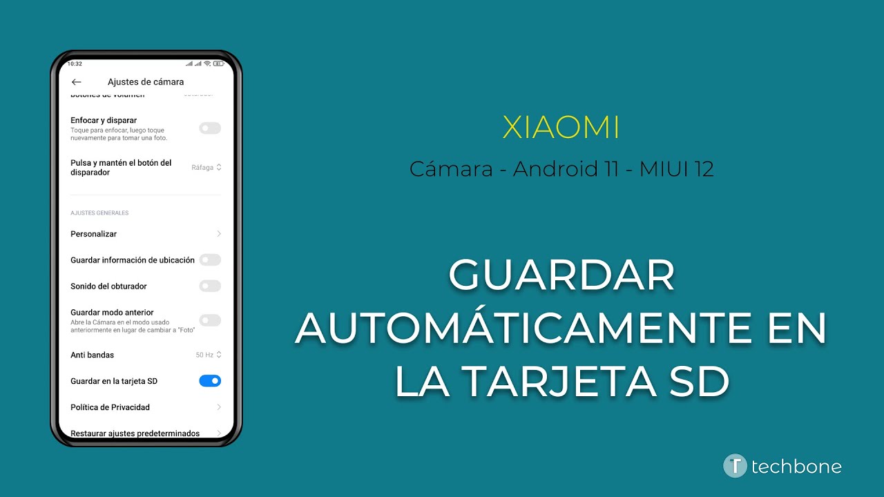 Guardar Fotos y Vídeos automáticamente en la Tarjeta SD - Xiaomi Cámara [Android 11 - MIUI 12]