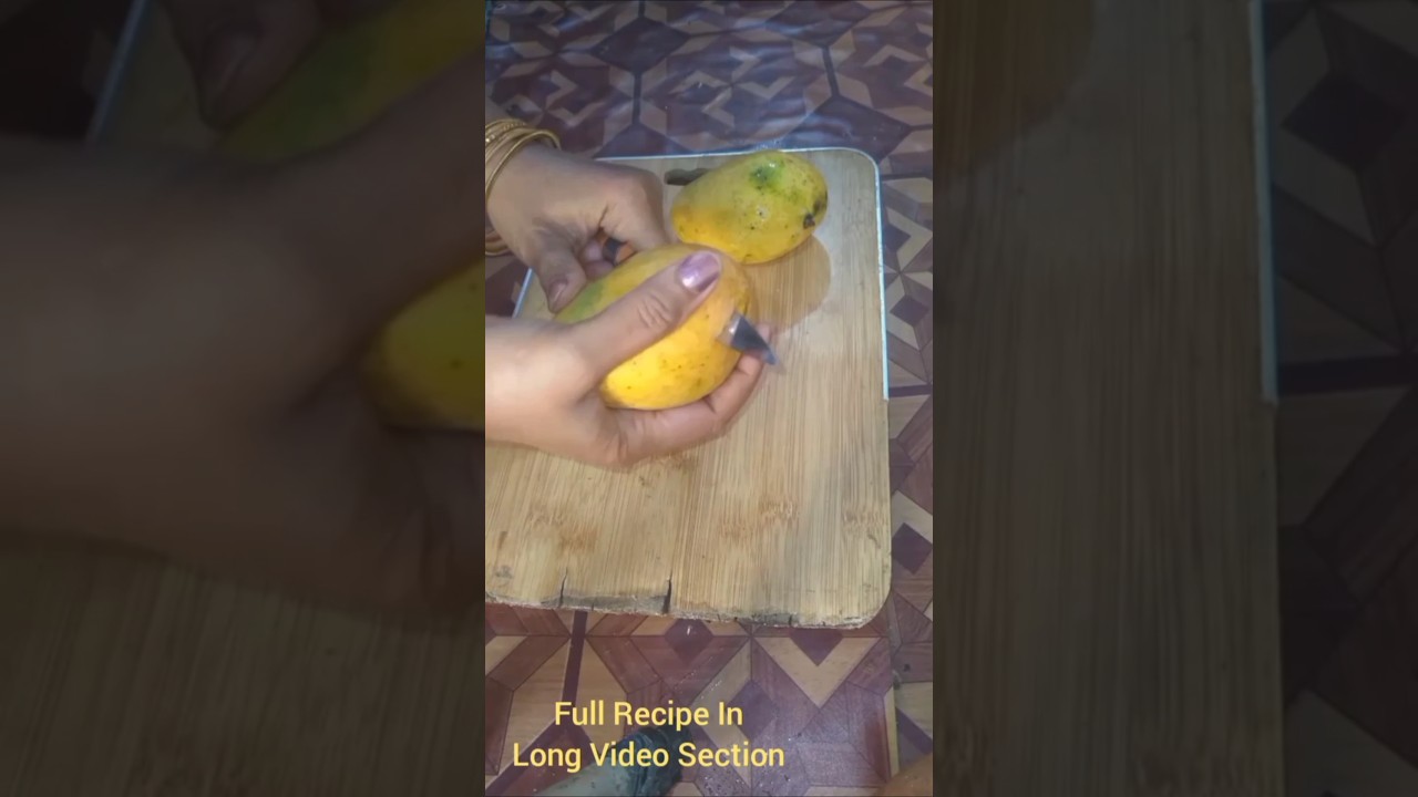 Best Ideas For Unique Style Mango Craft and Making Hotel Style Mango Shake 