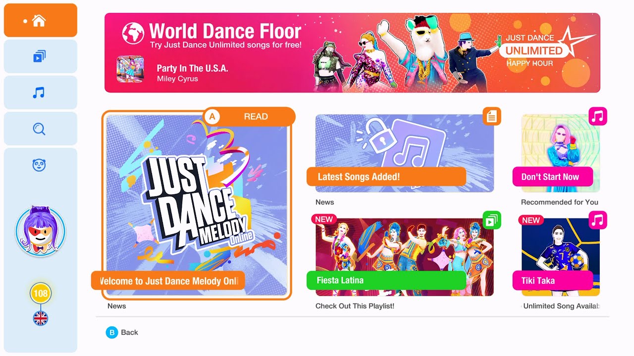 just dance melody online - weekly tournament stream